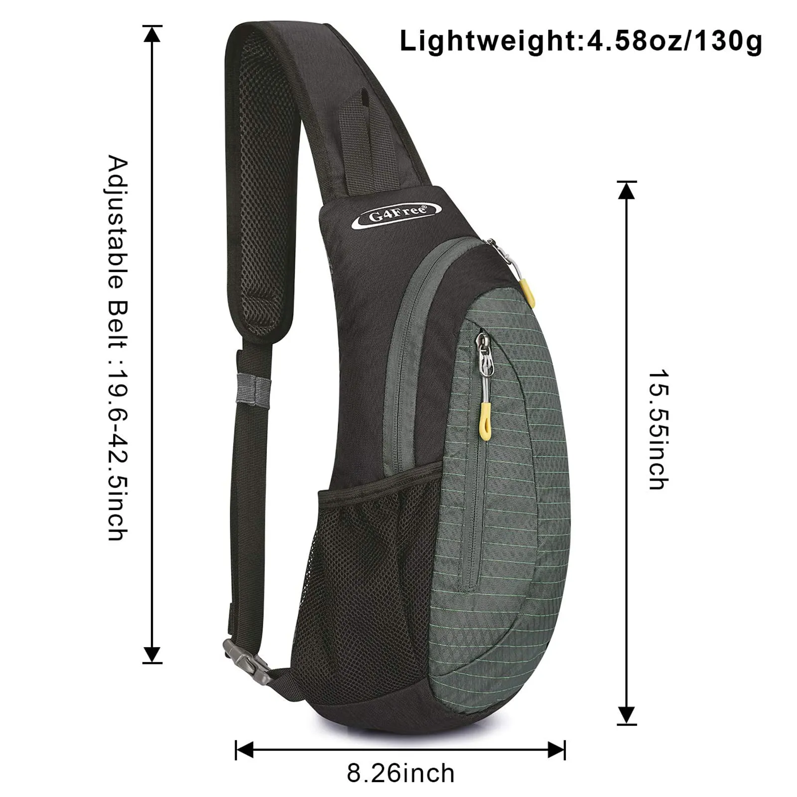 G4Free Sling Bags Men Shoulder Backpack Small Cross Body Chest Sling Backpack