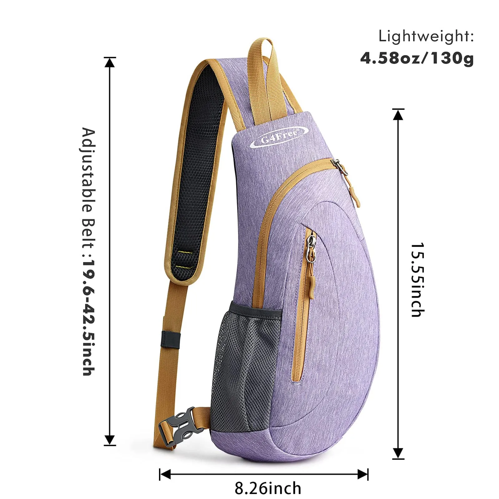 G4Free Sling Bags Men Shoulder Backpack Small Cross Body Chest Sling Backpack