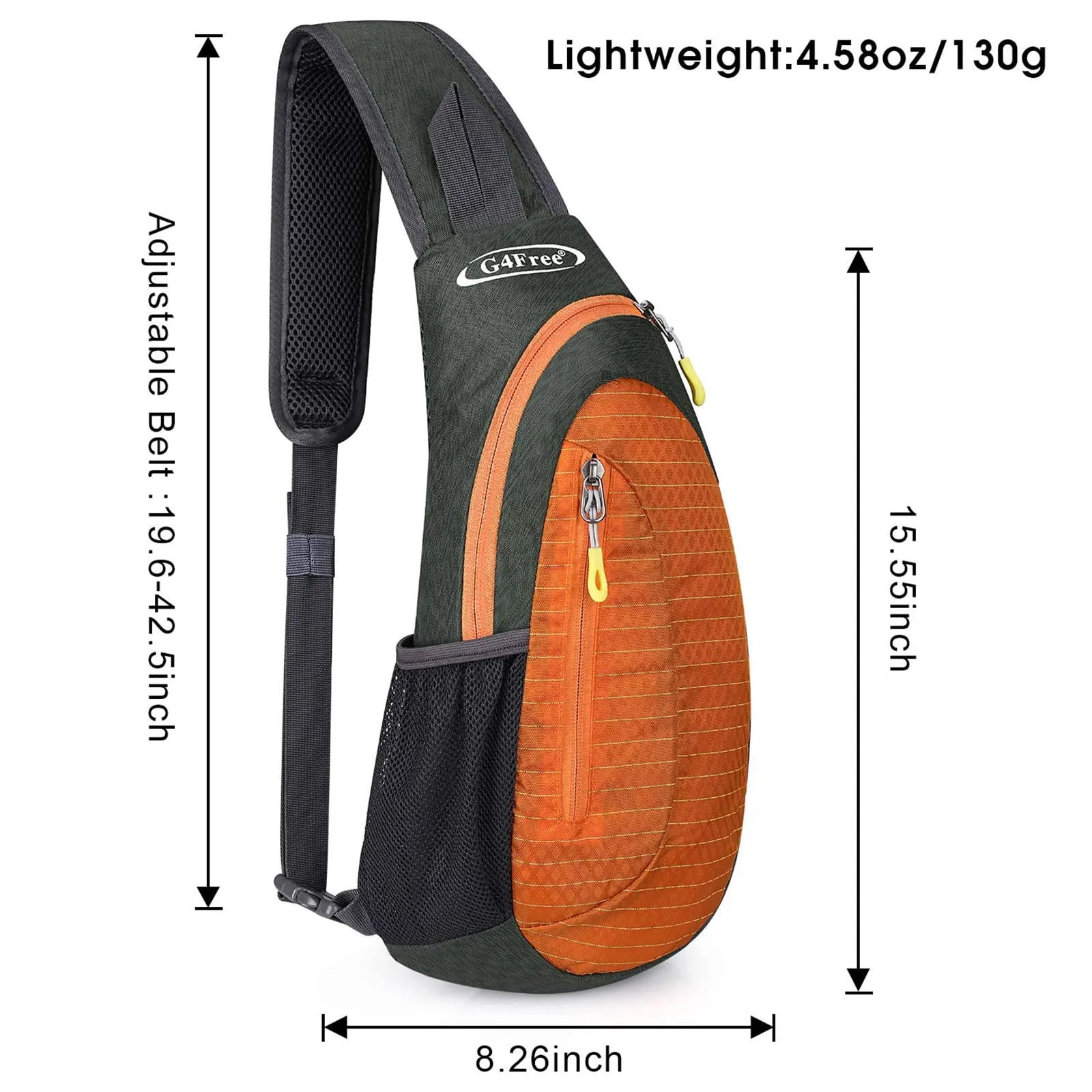 G4Free Sling Bags Men Shoulder Backpack Small Cross Body Chest Sling Backpack