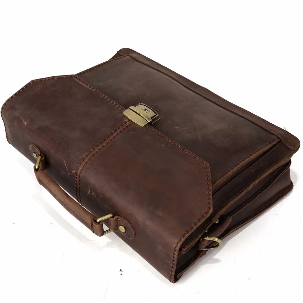 Genuine Leather Briefcase Business