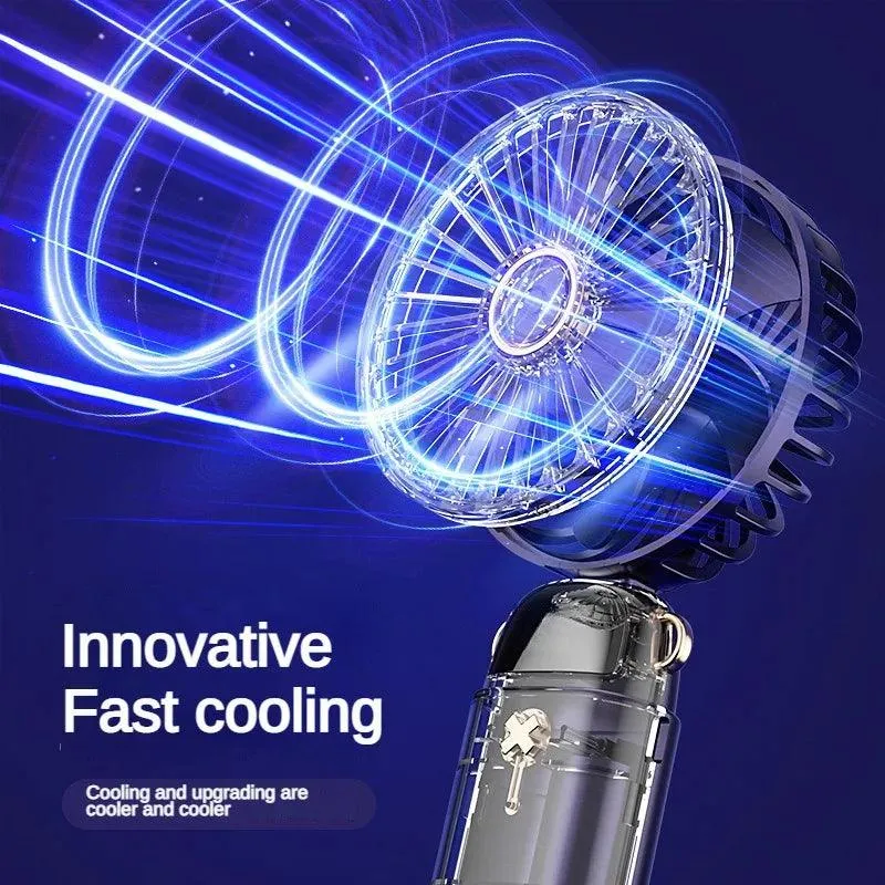 Handheld Mini Fan: Portable Cooling Solution with 5 Speeds