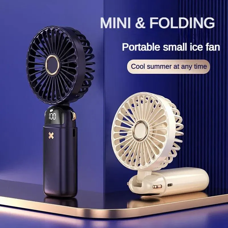 Handheld Mini Fan: Portable Cooling Solution with 5 Speeds