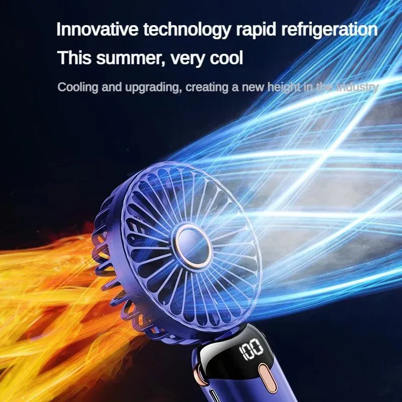 Handheld Mini Fan: Portable Cooling Solution with 5 Speeds