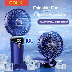 Handheld Mini Fan: Portable Cooling Solution with 5 Speeds