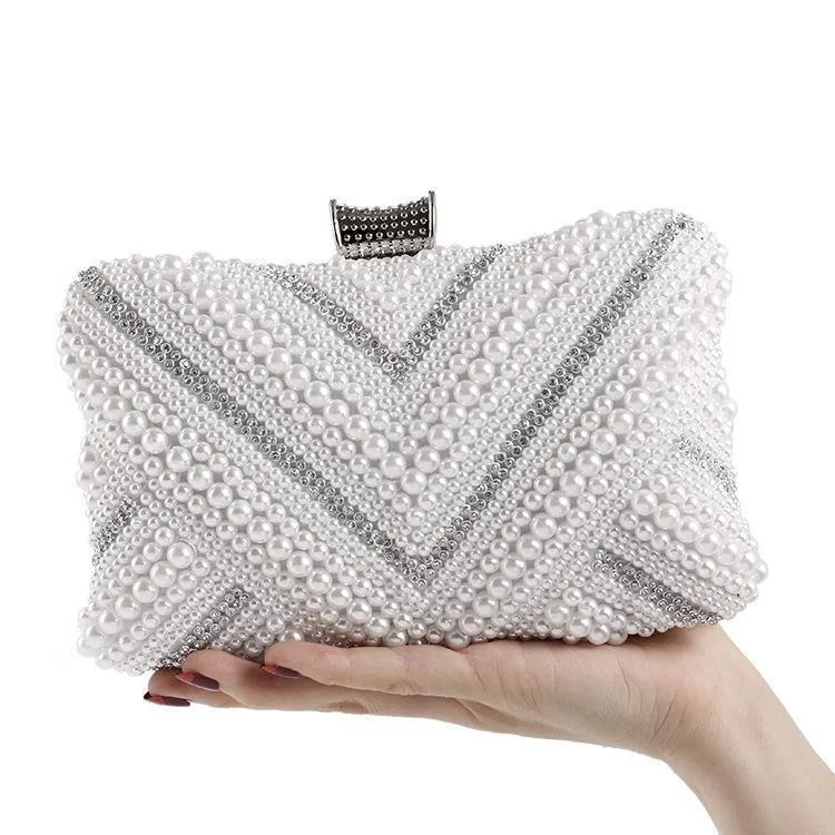 High Quality Ladies' Pearl Evening Handbag