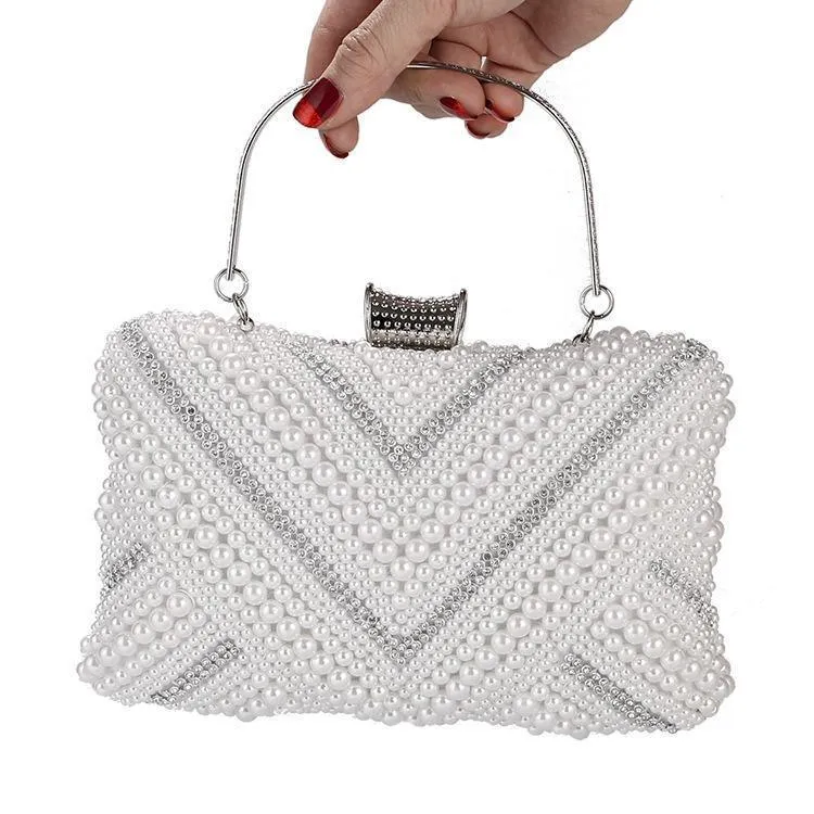 High Quality Ladies' Pearl Evening Handbag