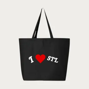 I heart STL Jumbo Tote