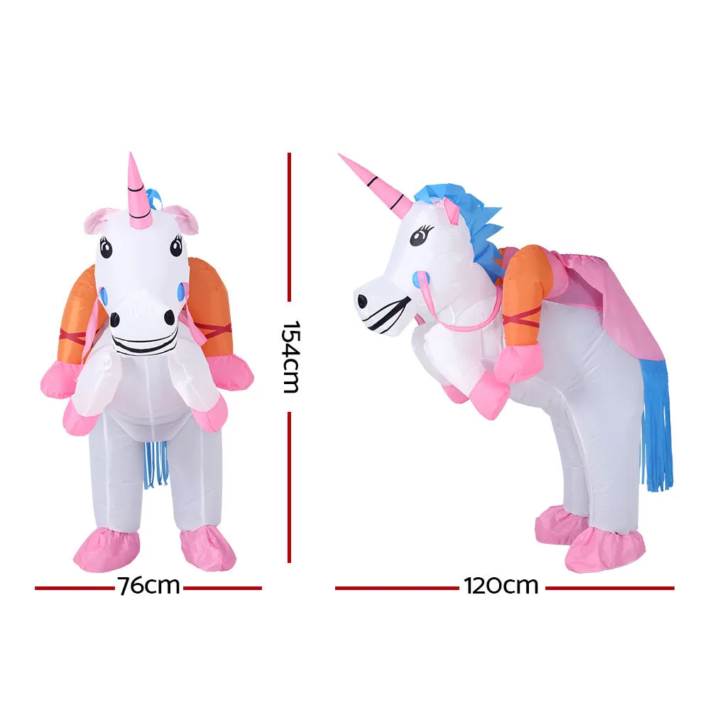 Inflatable Water-Resistant Unicorn Costume Adult Suit