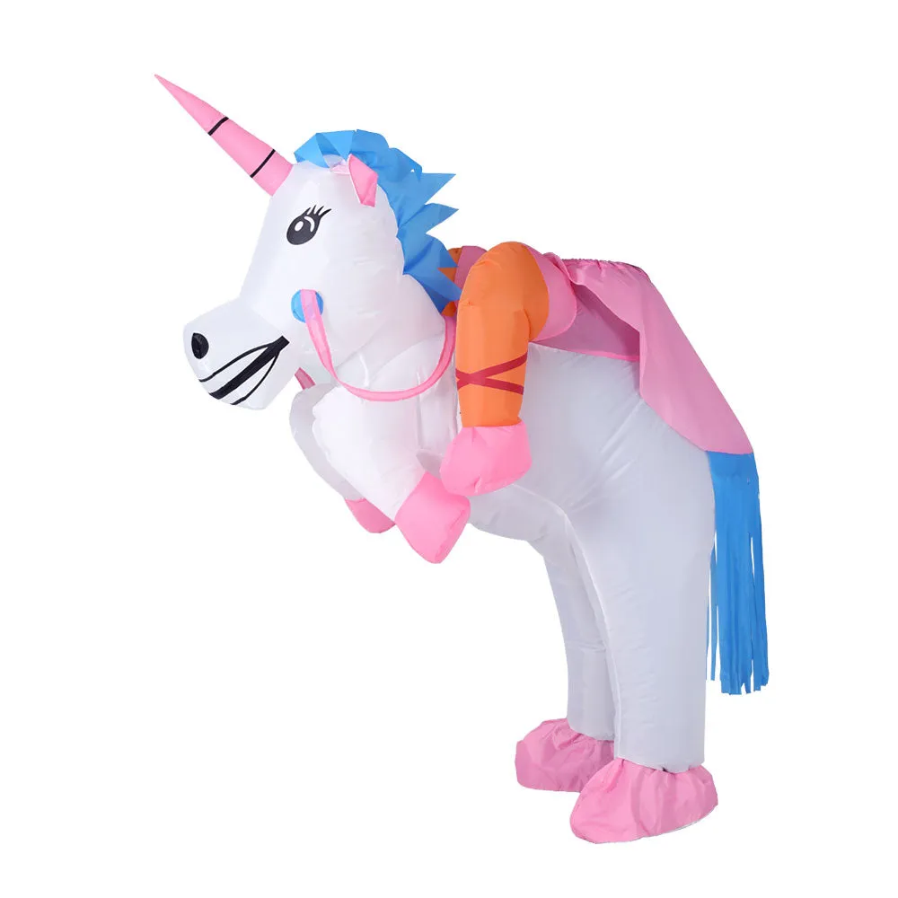 Inflatable Water-Resistant Unicorn Costume Adult Suit