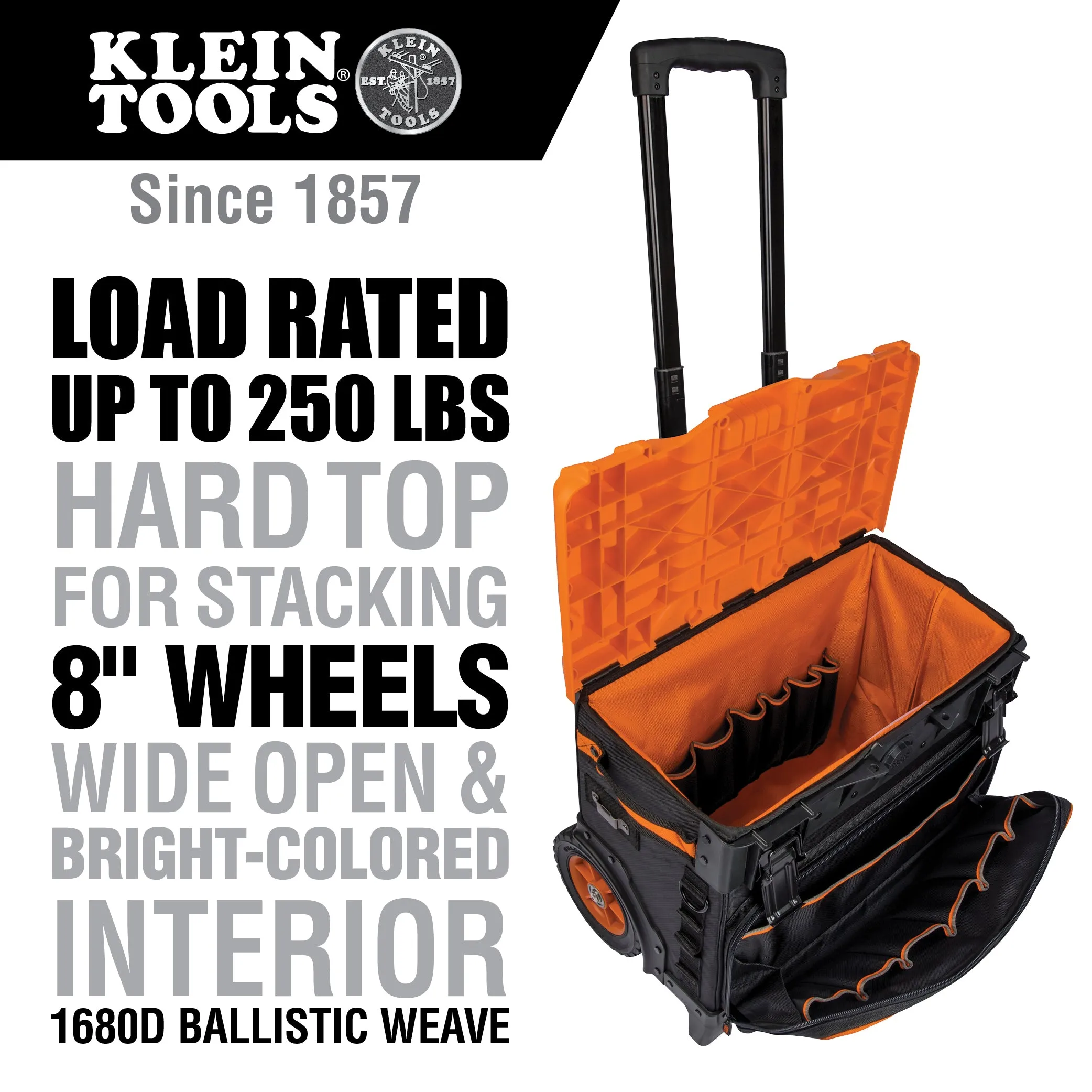 Klein 55473RTB Tradesman Pro™ Tool Master Rolling Tool Bag