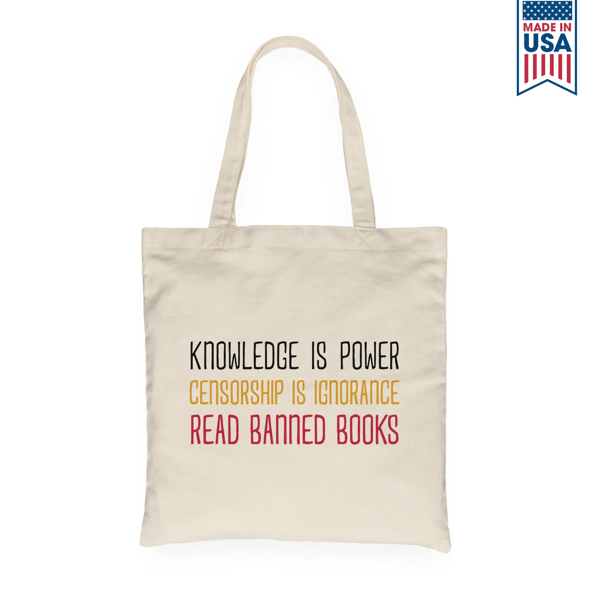 Knowledge Is Power Censorship Is Ignorance Read Banned Books Book Lovers Gift TBW225