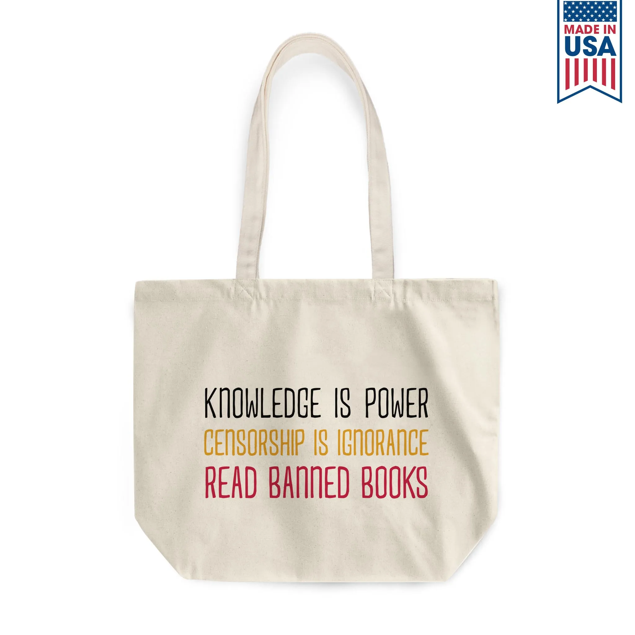 Knowledge Is Power Censorship Is Ignorance Read Banned Books Book Lovers Gift TBW225