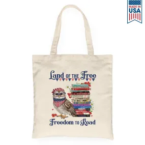 Land Of The Free Book Lovers Gift TBW531