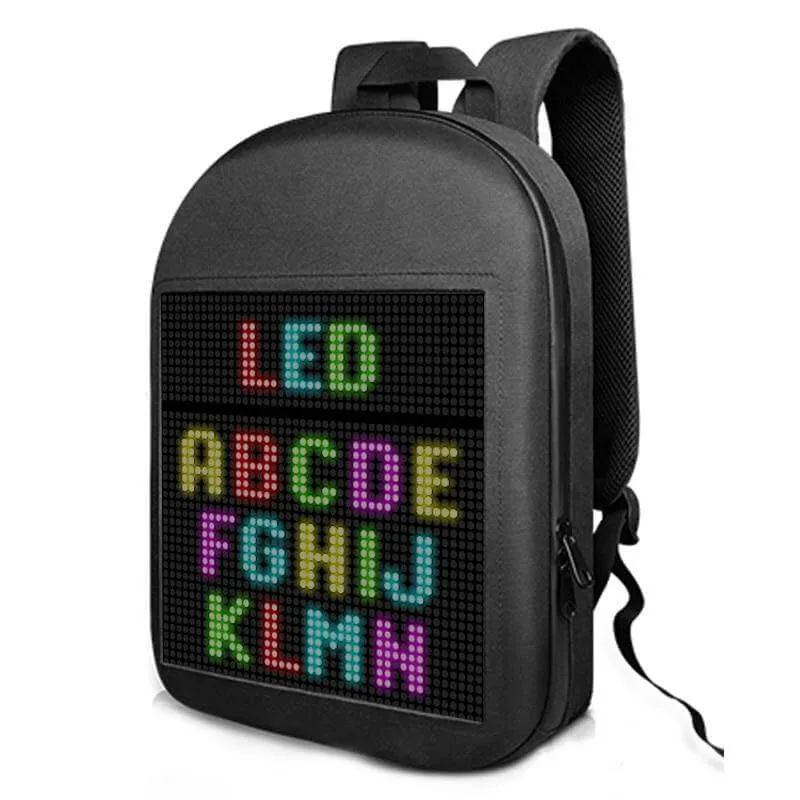 Led Screen Display Wireless Backpack