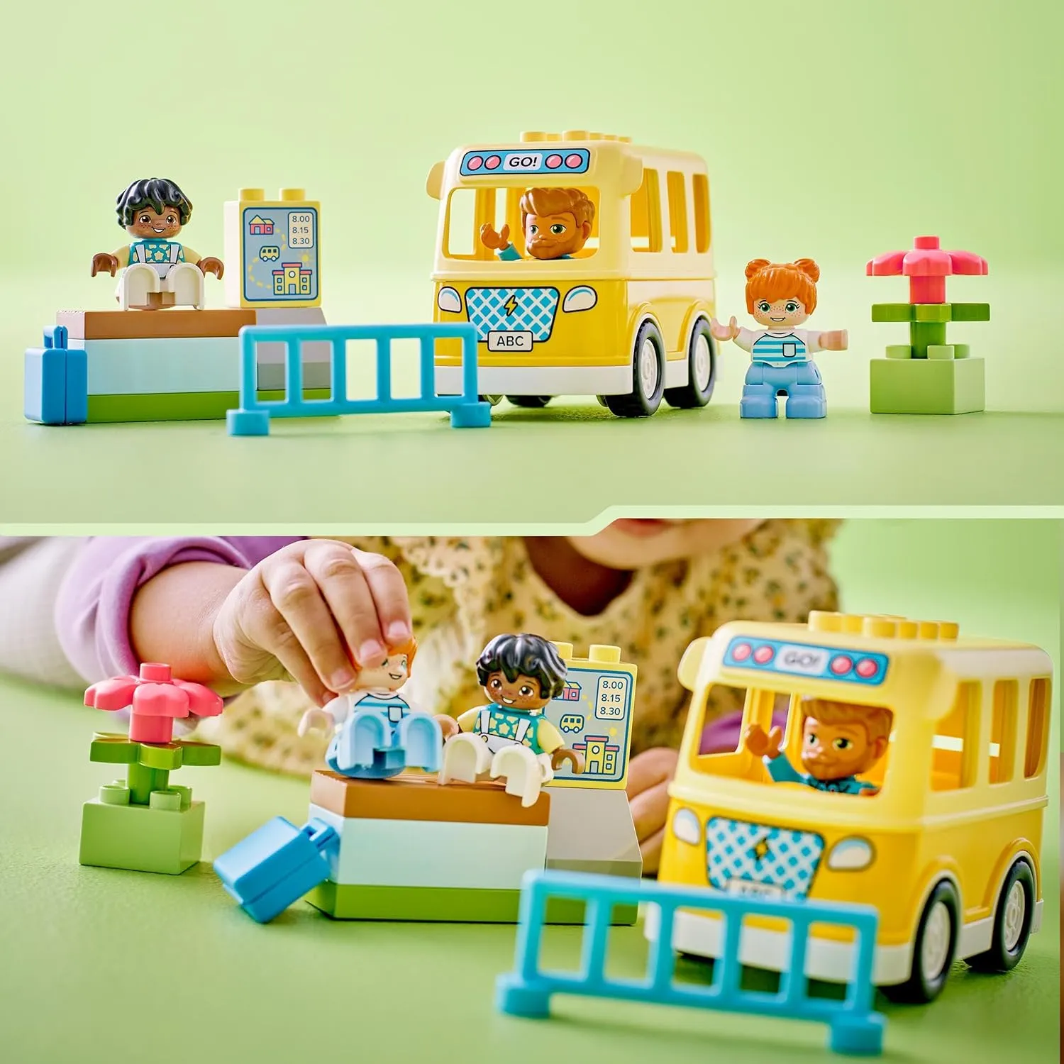 LEGO DUPLO Town The Bus Ride Building Kit for Ages 2 