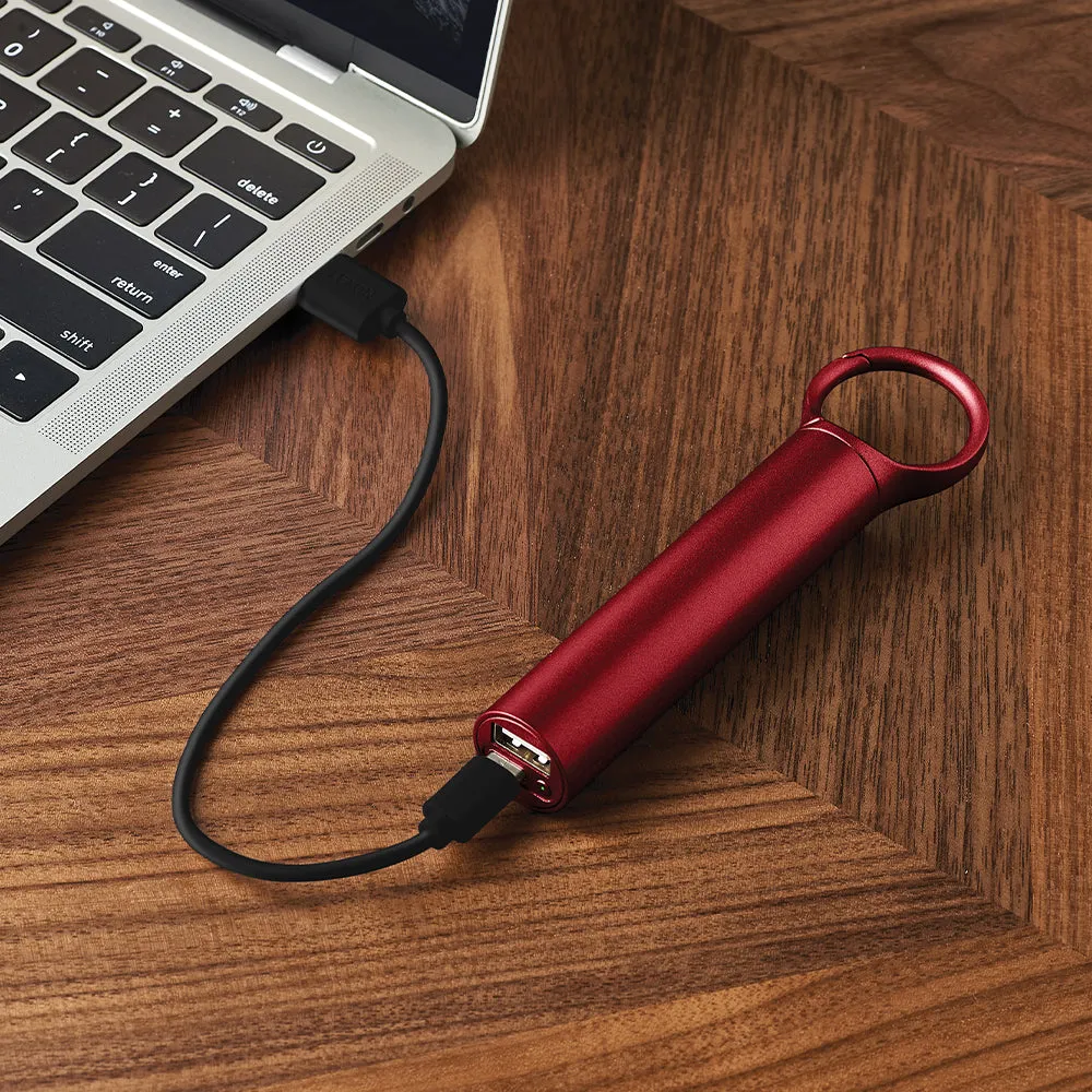 Lexon Nomaday 3000 Mah Power Bank With Clip - Red