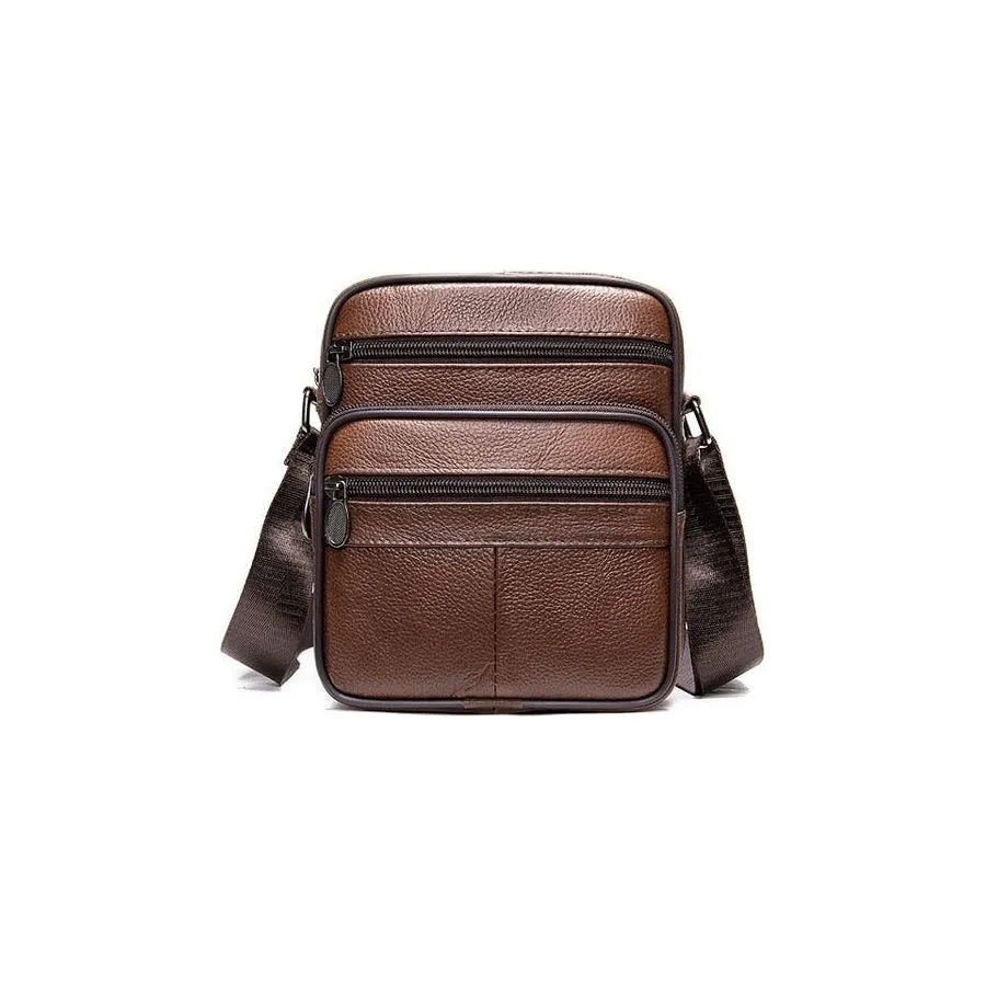 Luxury Exotic Leather Flap Crossbody Messenger Bag