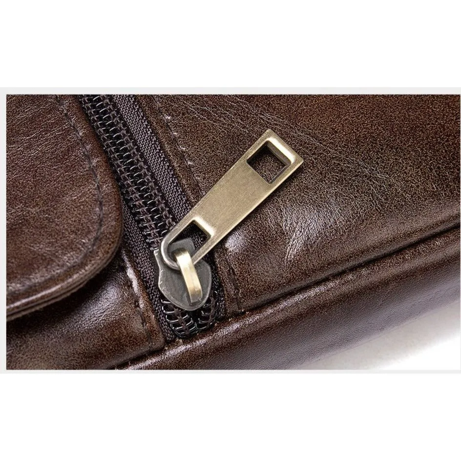 Luxury Exotic Leather Flap Crossbody Messenger Bag