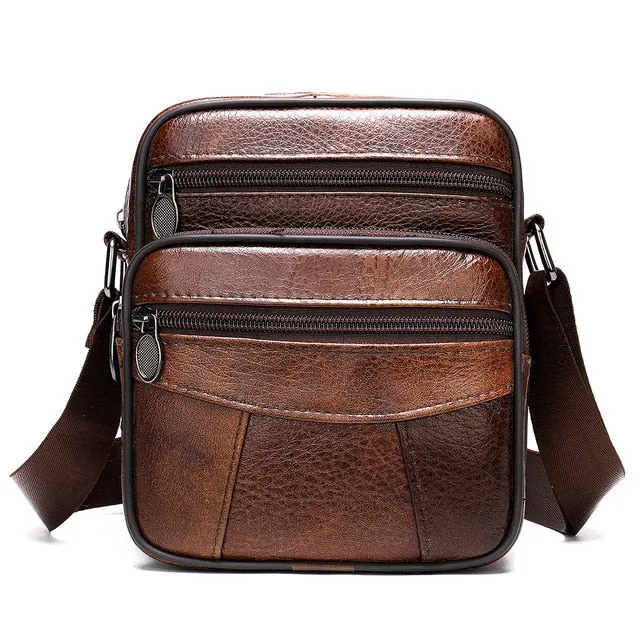 Luxury Exotic Leather Flap Crossbody Messenger Bag