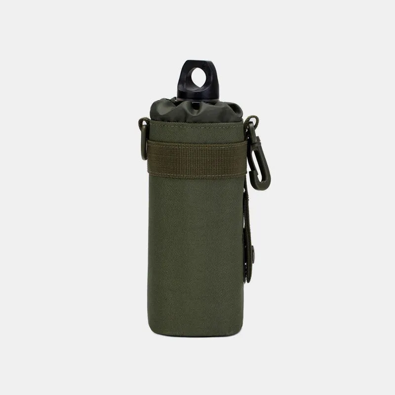 Men Nylon Camouflage Sport Outdoor Water Bottle Case Bag Waist