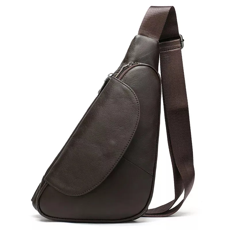 Men's Leather Sling Bag