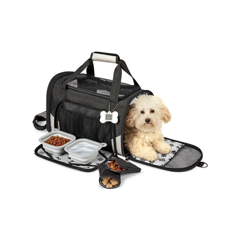 Mobile Dog Gear MDG100-1 Pet Carrier Plus 17"H Black