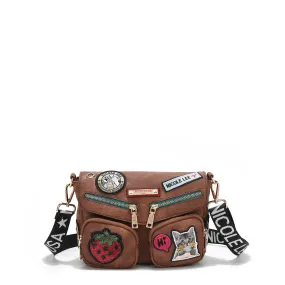 MULTI PATCH FLAP CROSSBODY