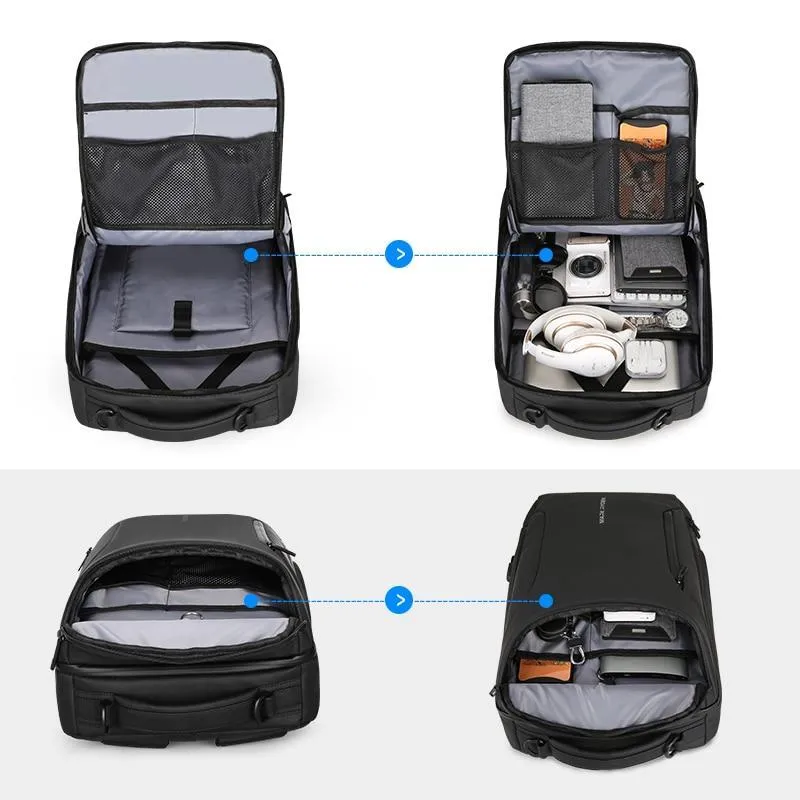 Multifunctional Anti-thief Fashion Backpack 15.6 inch Laptop USB Charging Travel Bag