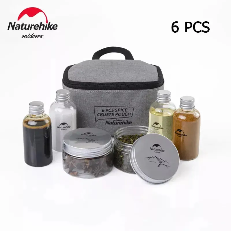 Naturehike Camping Seasoning Jar Portable Outdoor Barbecue Spice Set