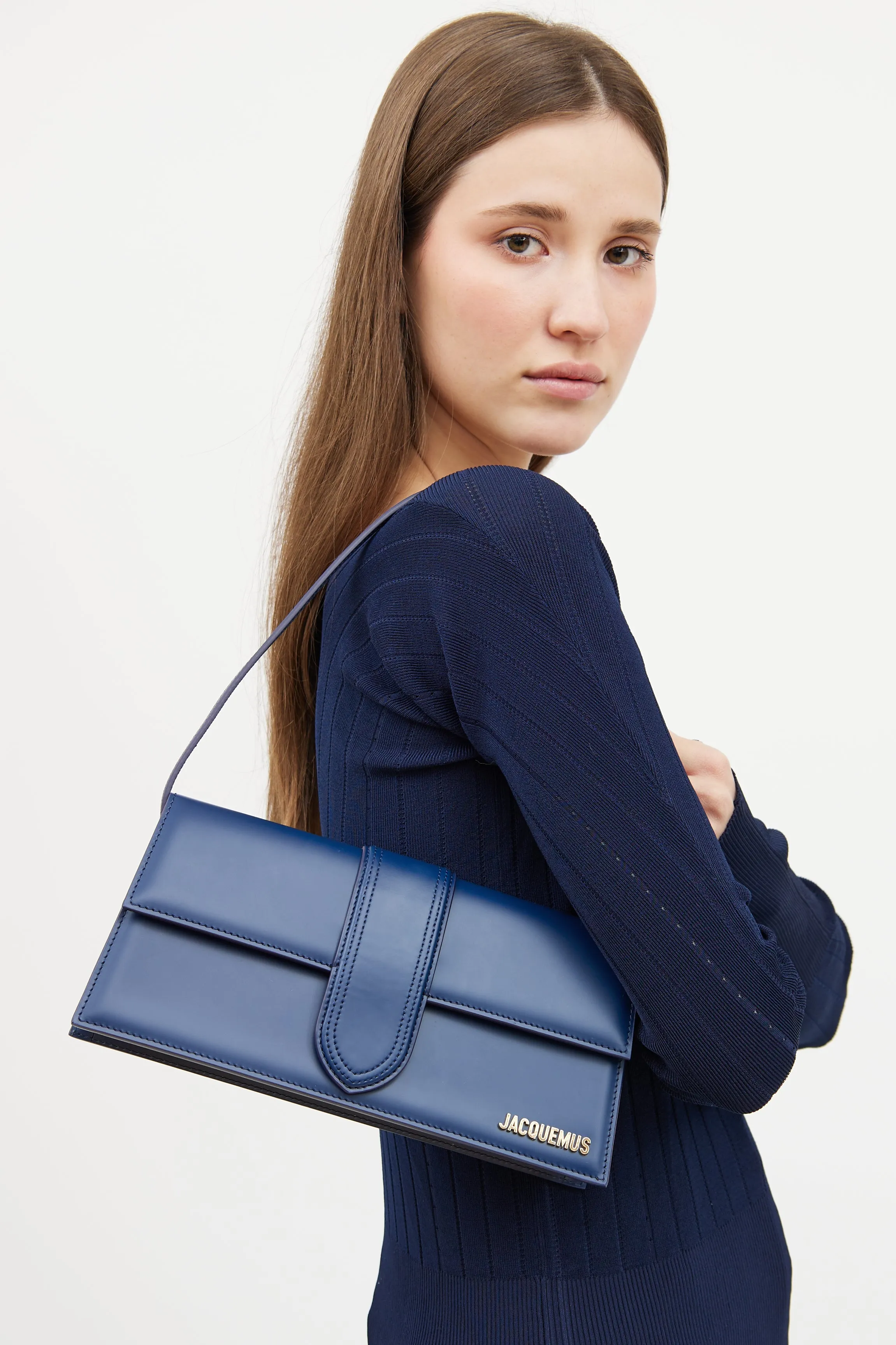 Navy Le Bambino Shoulder Bag