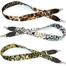 Nightshade Bag Strap - Brown Leopard