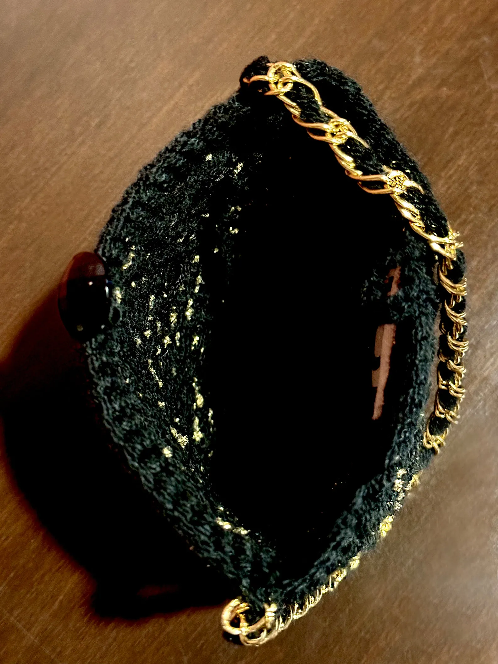 Noir D’Or - Vintage Crochet Bag