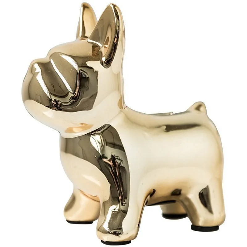 Nordic Ceramic Bulldog Piggy Bank