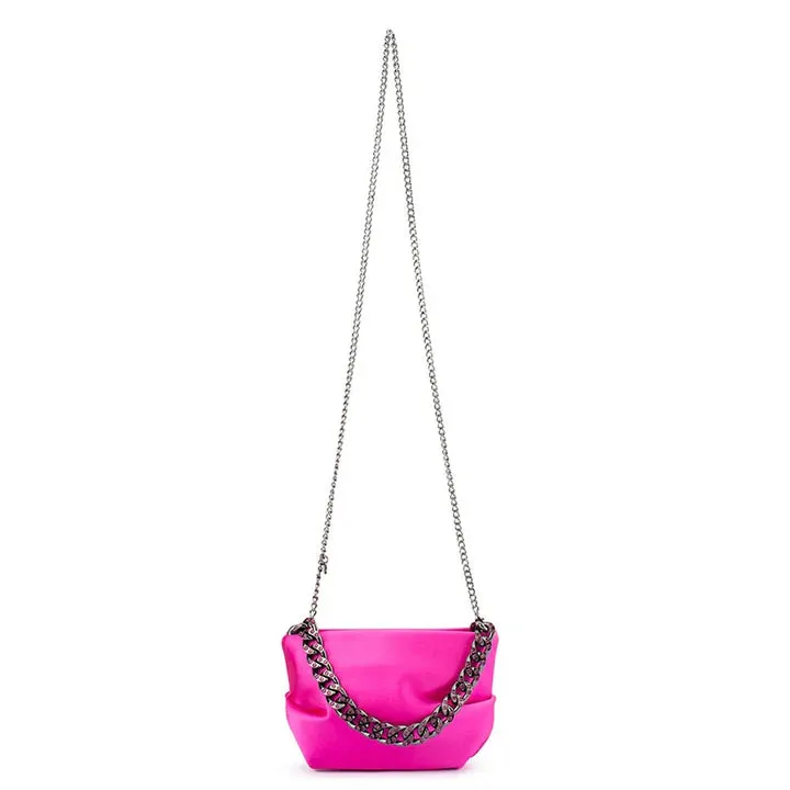 OB2144 JULES SATIN AND CRYSTAL POUCH