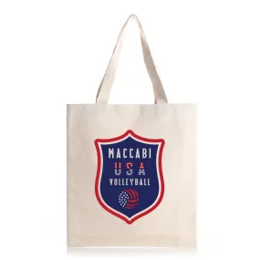 Official Maccabi Team USA Volleyball - Canvas Tote Bags