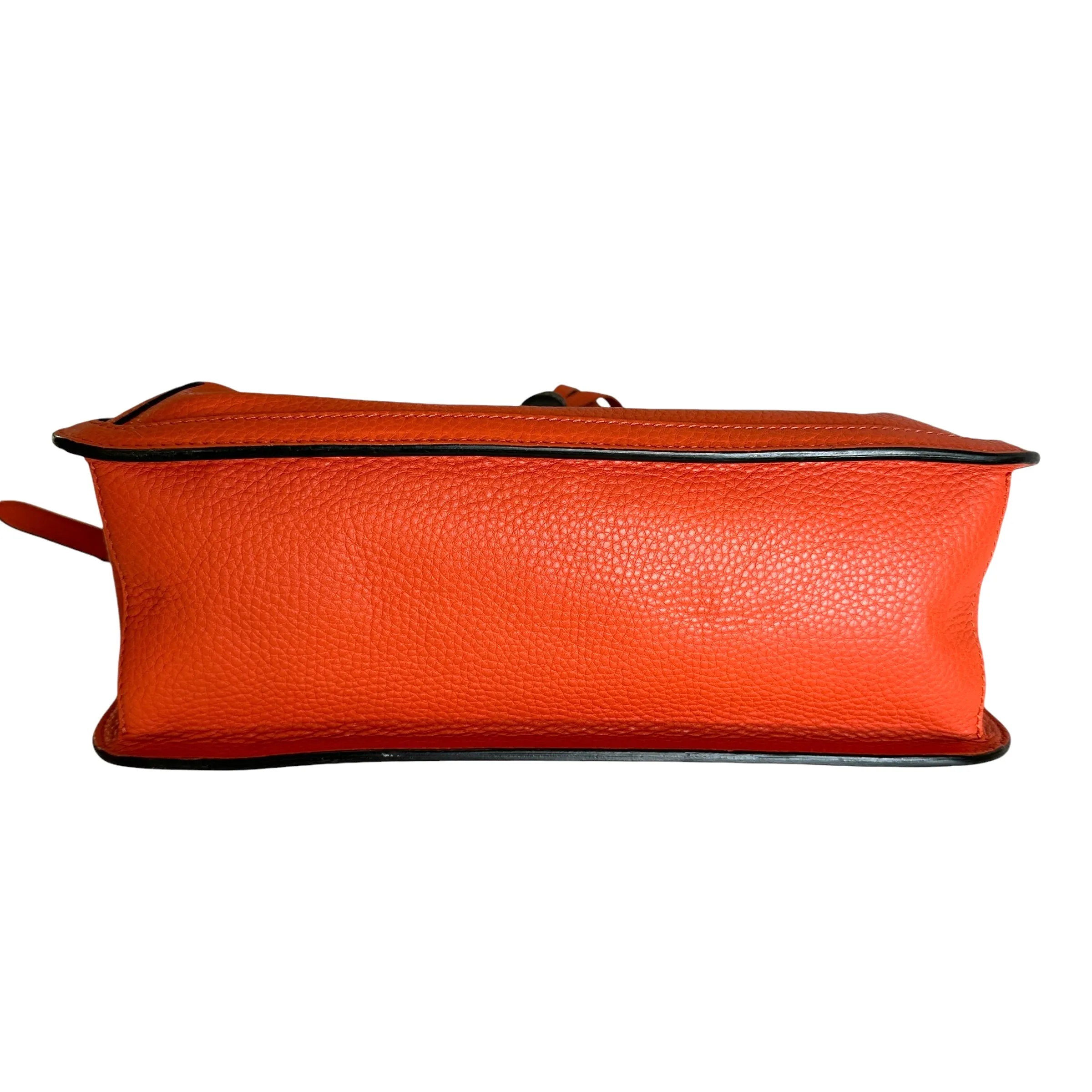 Orange Bamboo Crossbody Bag