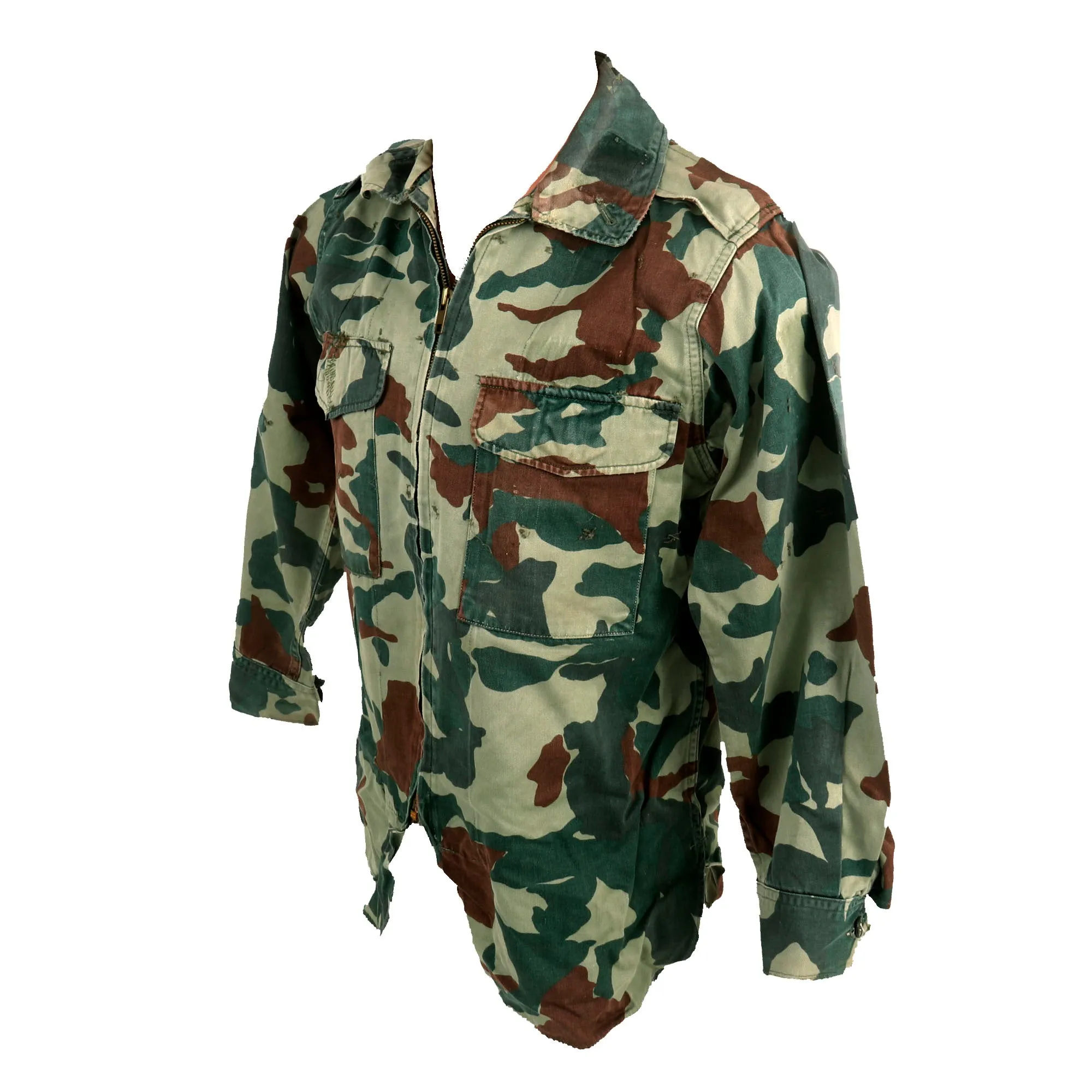 Original 1960s Japanese Self-Defense Force Type 2 “Fangs” Pattern Camouflage Shirt