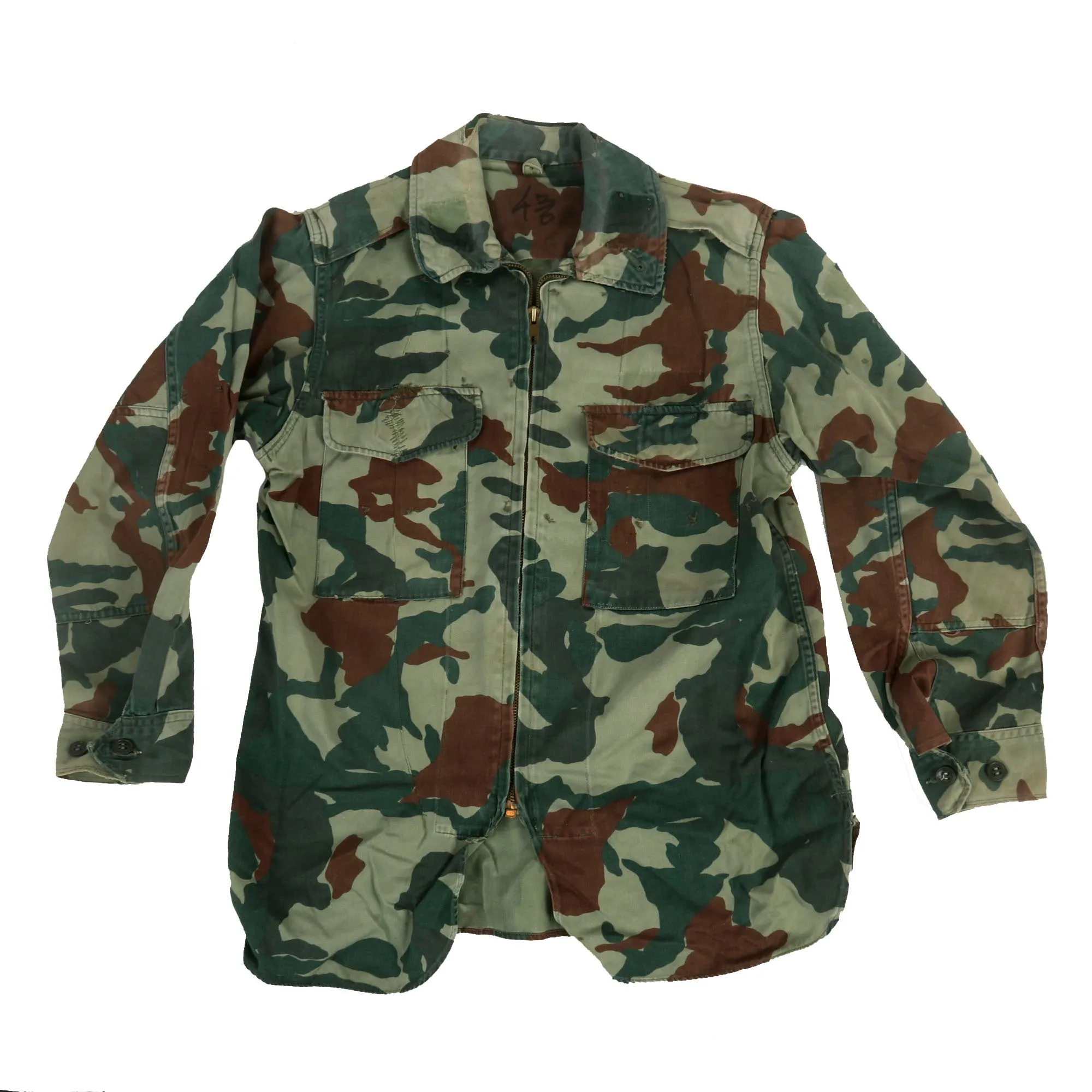 Original 1960s Japanese Self-Defense Force Type 2 “Fangs” Pattern Camouflage Shirt