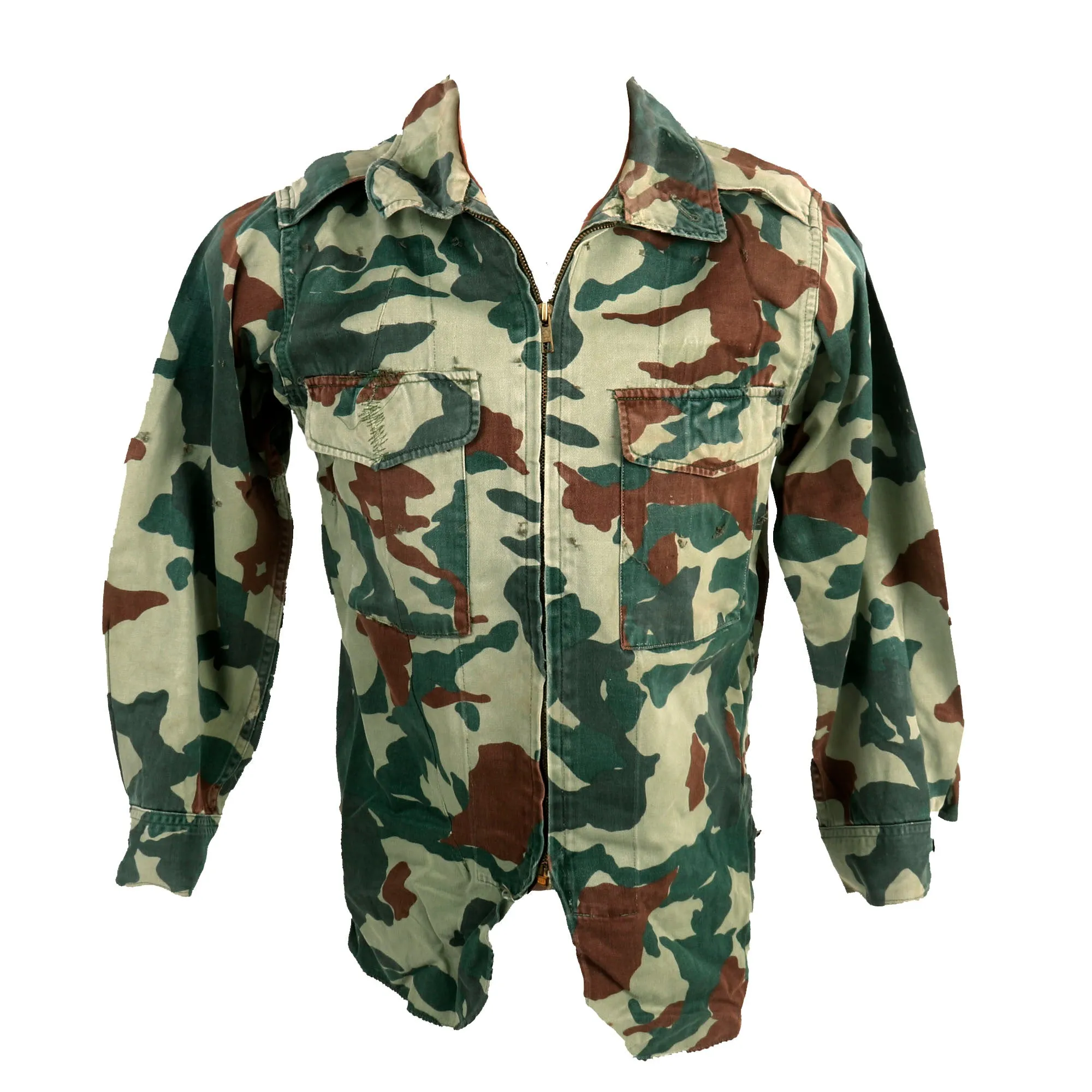 Original 1960s Japanese Self-Defense Force Type 2 “Fangs” Pattern Camouflage Shirt