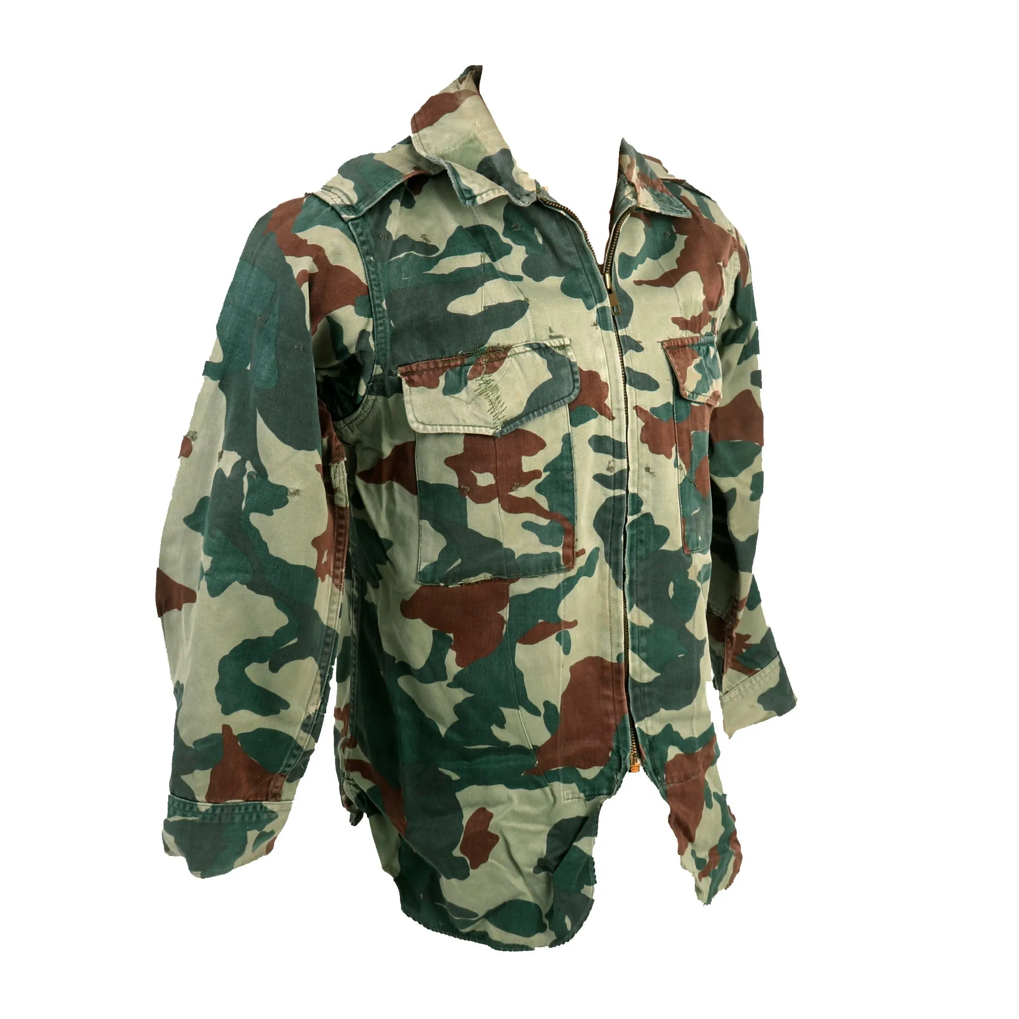 Original 1960s Japanese Self-Defense Force Type 2 “Fangs” Pattern Camouflage Shirt