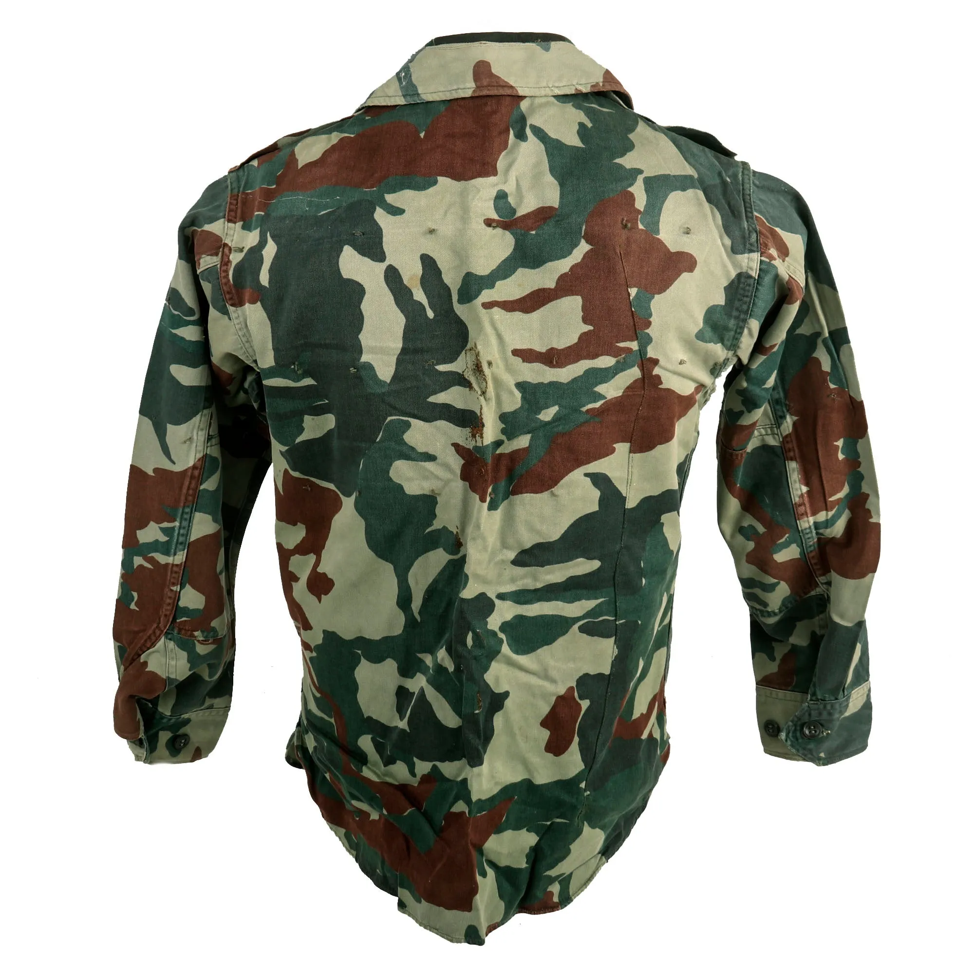 Original 1960s Japanese Self-Defense Force Type 2 “Fangs” Pattern Camouflage Shirt