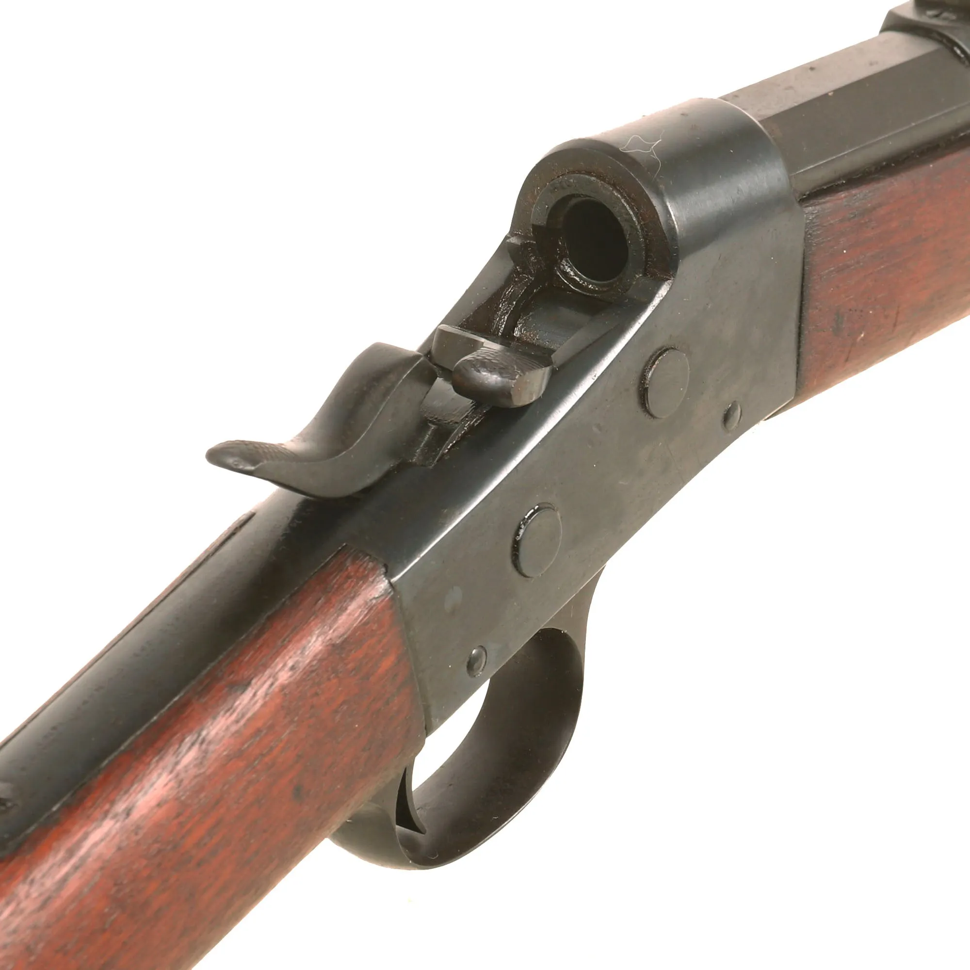 Original Argentine Remington Rolling Block Model 1879 E.N. Infantry Rifle in .43 Spanish Caliber - Worn Markings