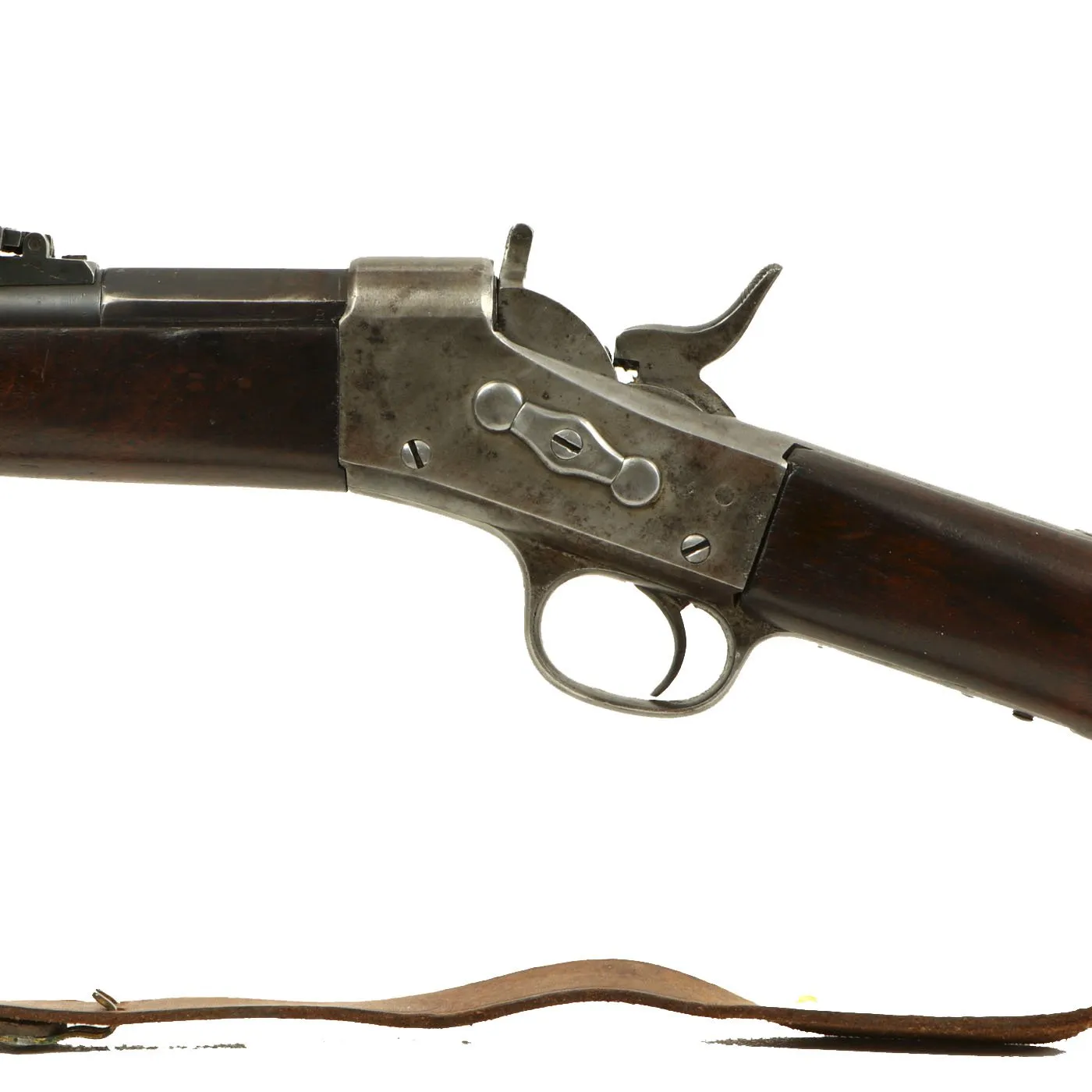 Original Argentine Remington Rolling Block Model 1879 E.N. Infantry Rifle in .43 Spanish with Sling