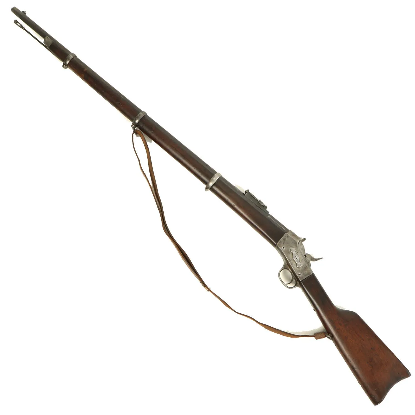 Original Argentine Remington Rolling Block Model 1879 E.N. Infantry Rifle in .43 Spanish with Sling