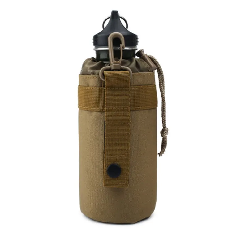 Outdoor Sports Waist Bag Water Cup Bag Kettle Bag(Brown)