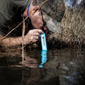 Personal Water Filter for Hiking, Camping, Travel, and Emergency Preparedness