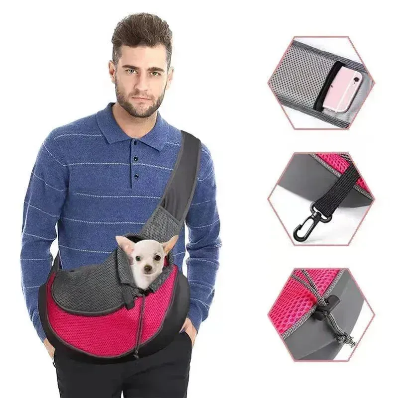 Pet Dog Outing Portable Messenger Bag