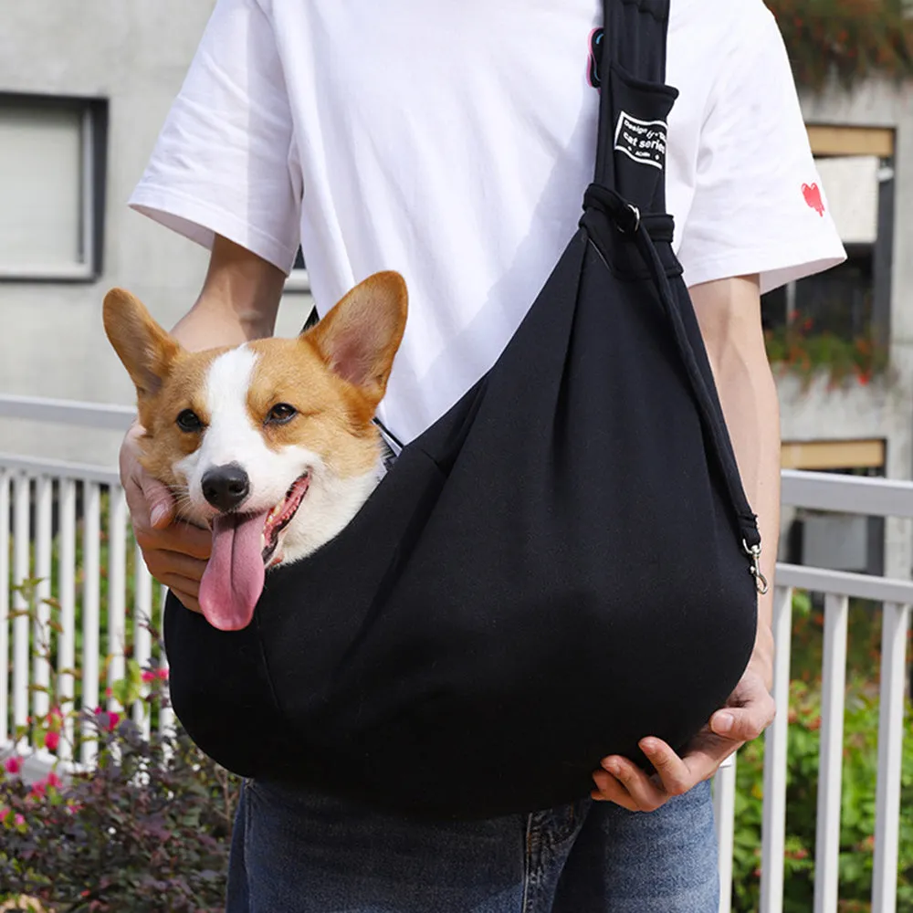 Pet Puppy Carrier Bag Cats Outdoor Travel Dog Subway Bus Shoulder Crossbody Bag Cotton Comfort Single Sling Handbag Tote Pouch Pet Carrier For Travel - Comfortable Single Shoulder Dog And Cat Bag