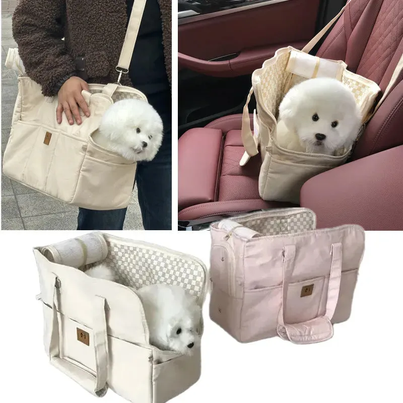 Portable Dual Purpose Pet Carrier Bag