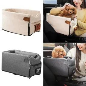 Portable Pet Travel Bed & Car Seat Cover – Cozy Carrier Bag for Small Dogs, Safety Seat & Transport Solution